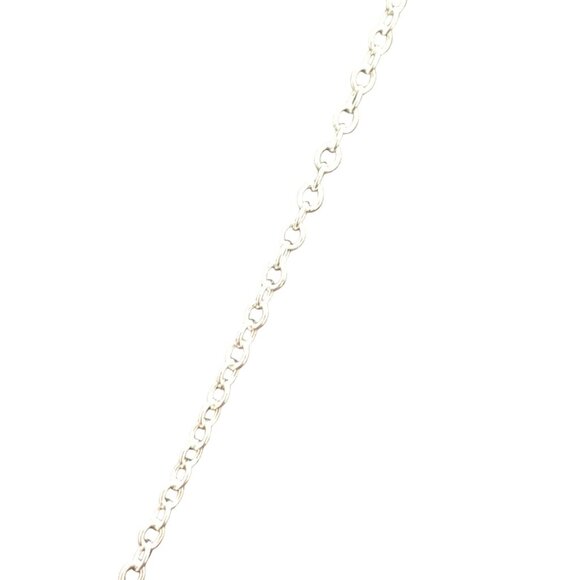 Avon Silver Tone Cable Chain Necklace With Grandma Heart Pendant (1668) - Picture 3 of 5